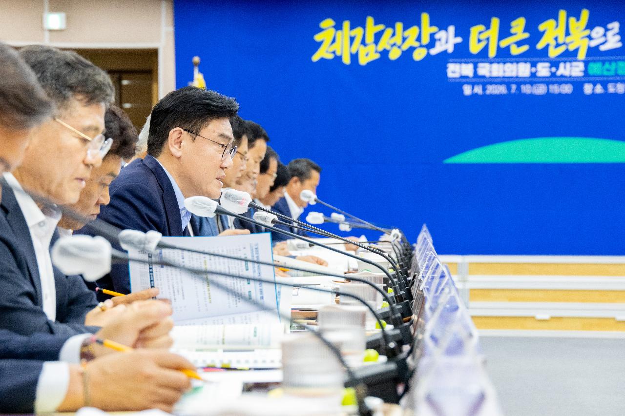 전북도 국회의원-도 시군 예상정책협의회