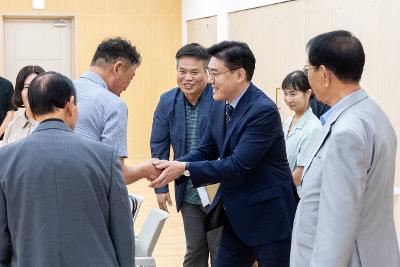 시장과 함께하는 시민대화(옥서면)