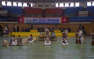 벚꽃 마라톤대회 개막식 사물놀이 축하공연