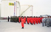 하반기 재난안전 대비훈련이 끝나고 모두 모여 서 있는 모습사진(00006)