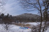 겨울에 눈쌓인 수원지 풍경9사진(00009)