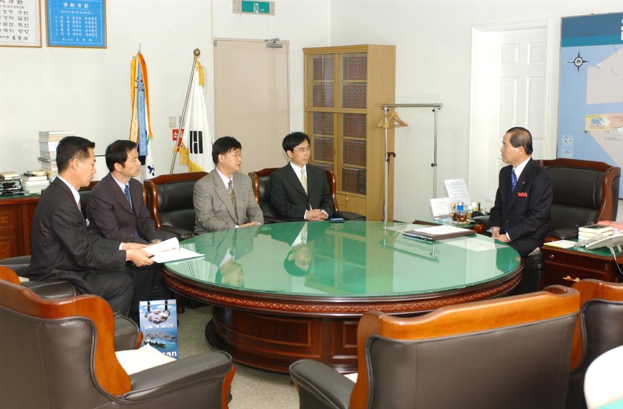 소주대학교 교류처장방문