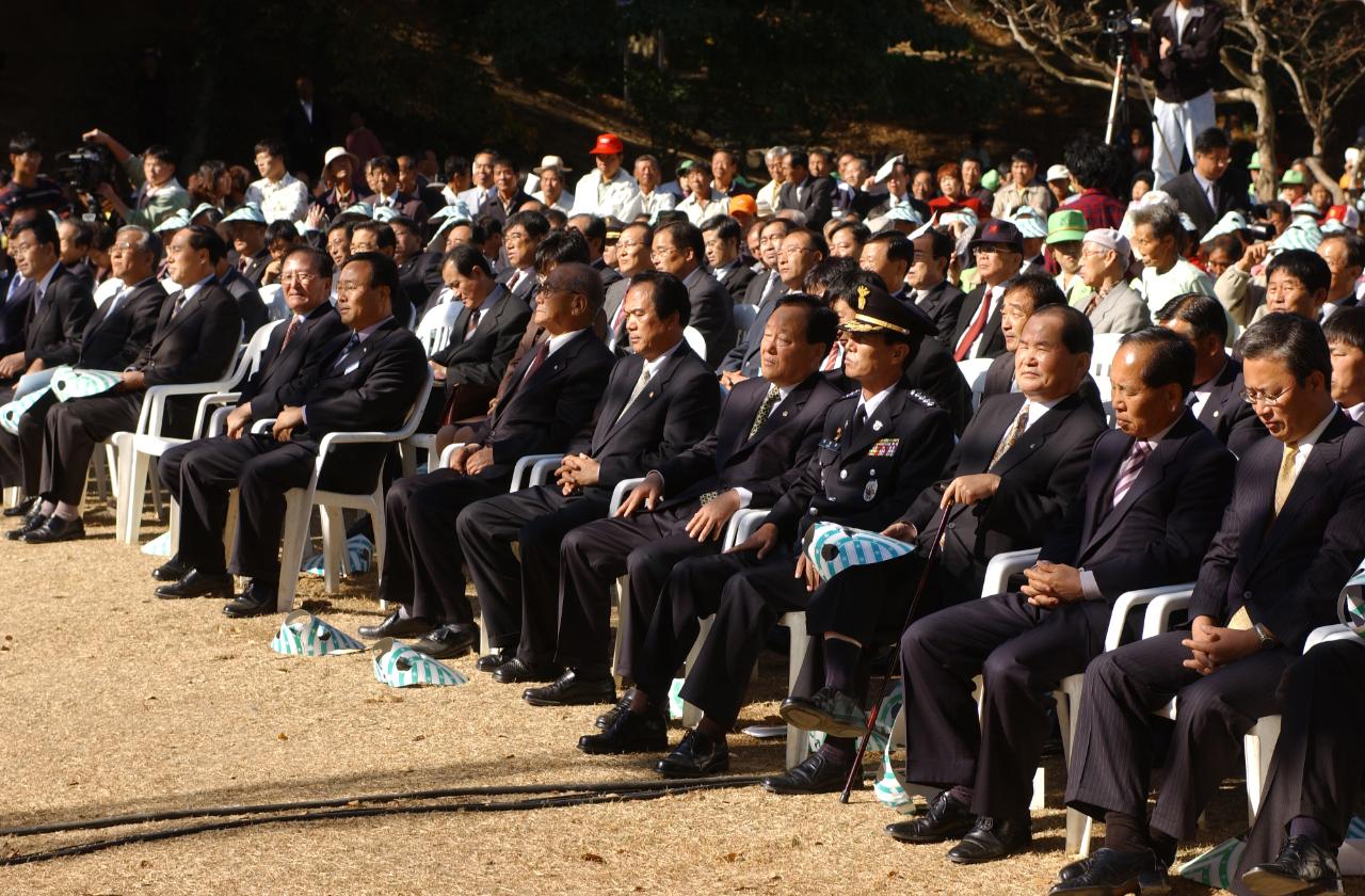 고창모양성제 축성참여 시군기 게양