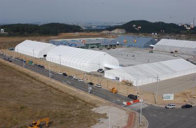 자동차엑스포 전시관 전경