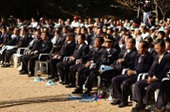 고창모양성제 축성참여 시군기 게양