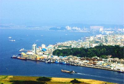 군산내항 주변 전경