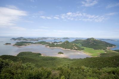 고군산군도 산정상에서 바라본 군도 전경