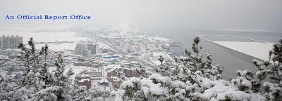 군산의설경