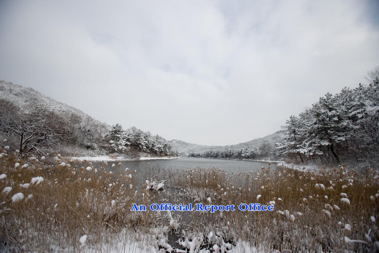 군산의설경