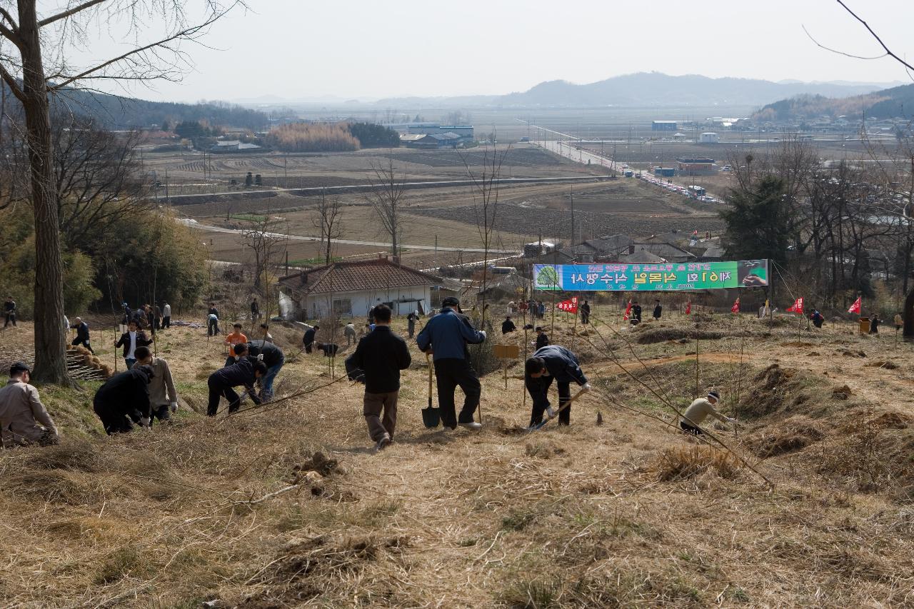 묘목을 심으시는 관계자분들 6