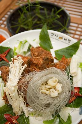 맛나 감자탕집의 감자탕 재료 10