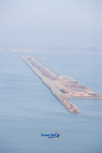 항공에서 바라 본 완공 전 새만금 다리의 모습 9사진(00009)