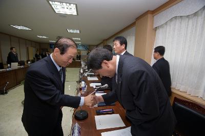 시장당선자 현안업무 간담회