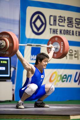 아시아역도경기 인상 한국