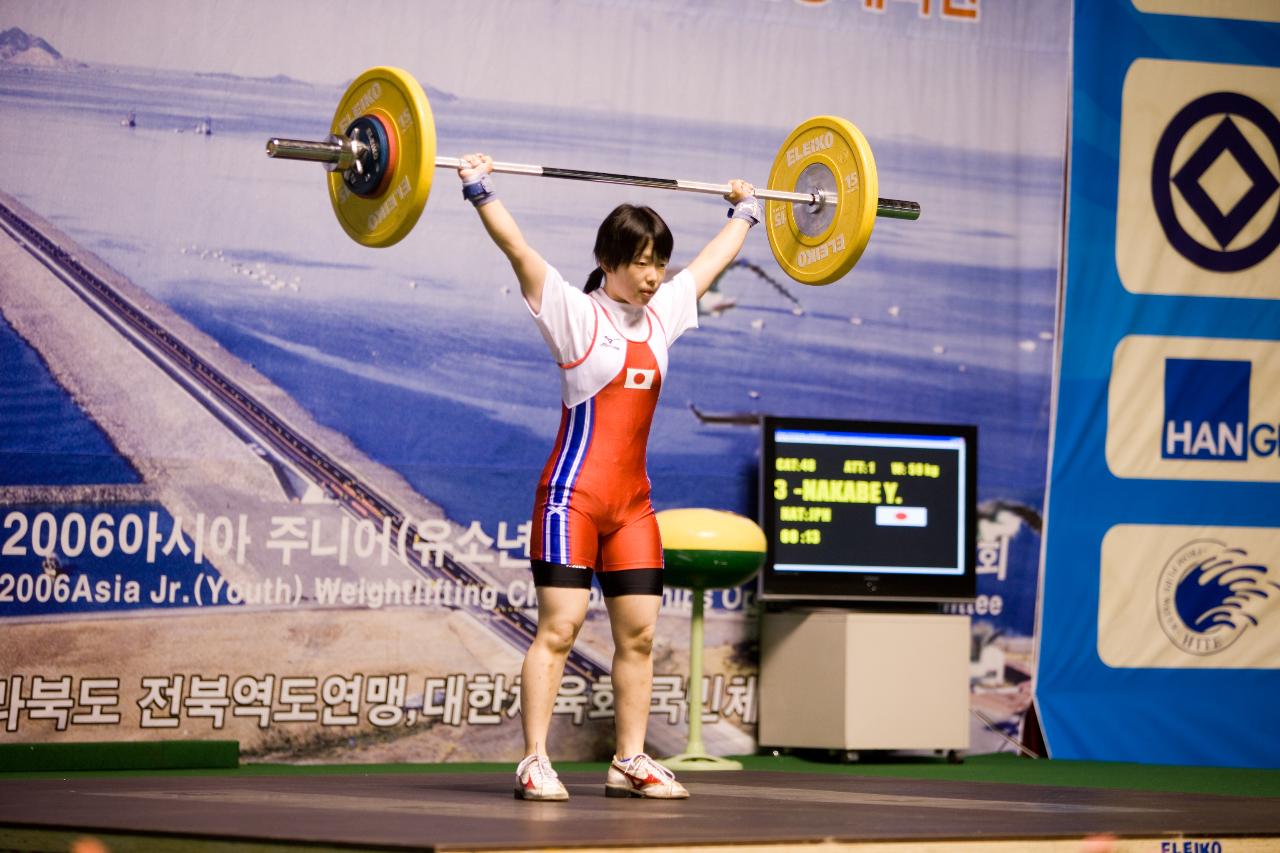 아시아역도경기 인상 일본