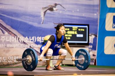 아시아역도경기 인상 한국