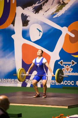 아시아역도경기 인상 한국