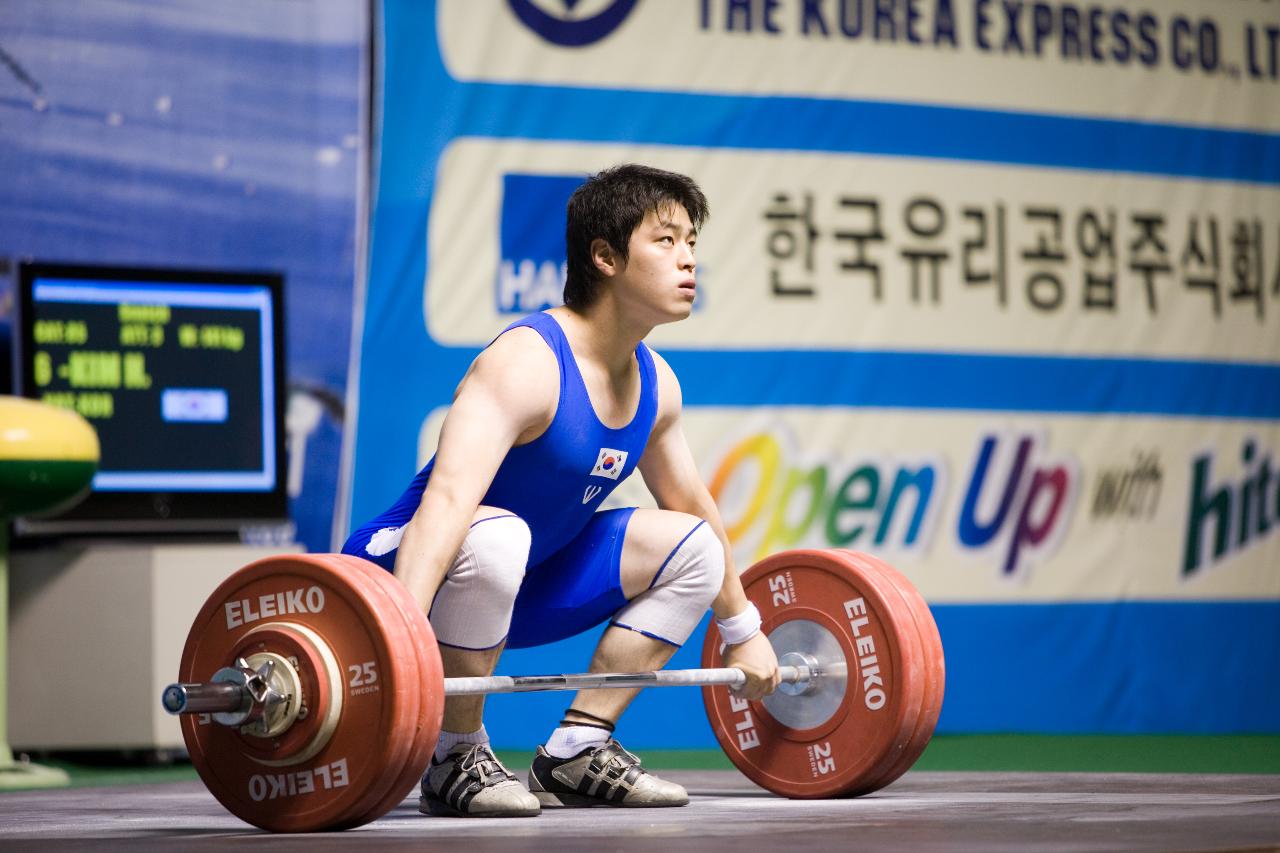 아시아역도경기 인상 한국