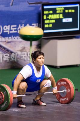 아시아역도경기 인상 한국