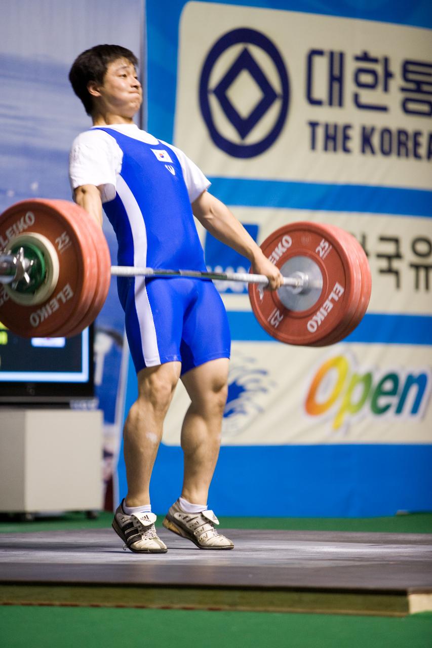 아시아역도경기 인상 한국