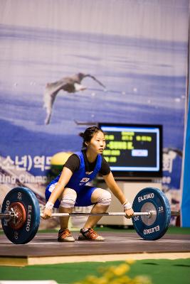 아시아역도경기 인상 한국