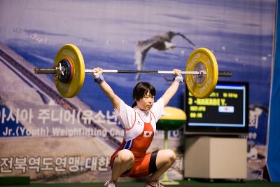 아시아역도경기 인상 일본