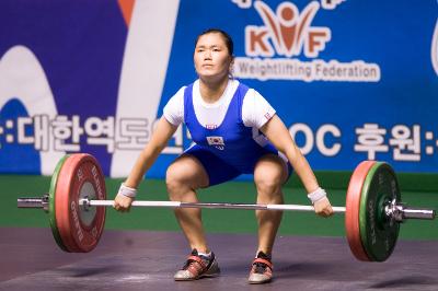 아시아역도경기 인상 한국