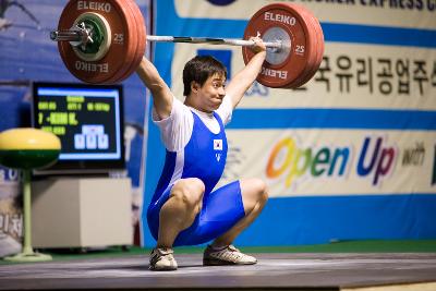 아시아역도경기 인상 한국