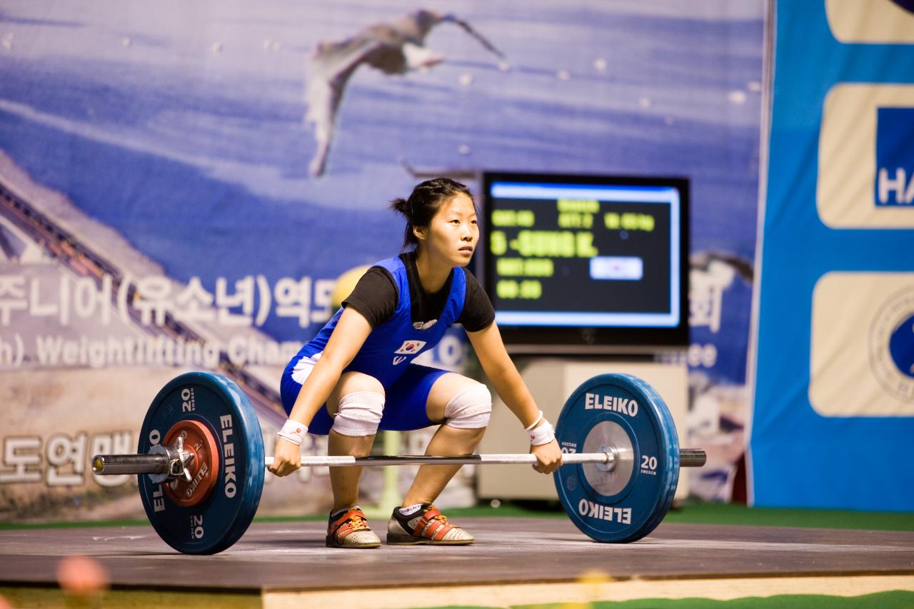 아시아역도경기 인상 한국