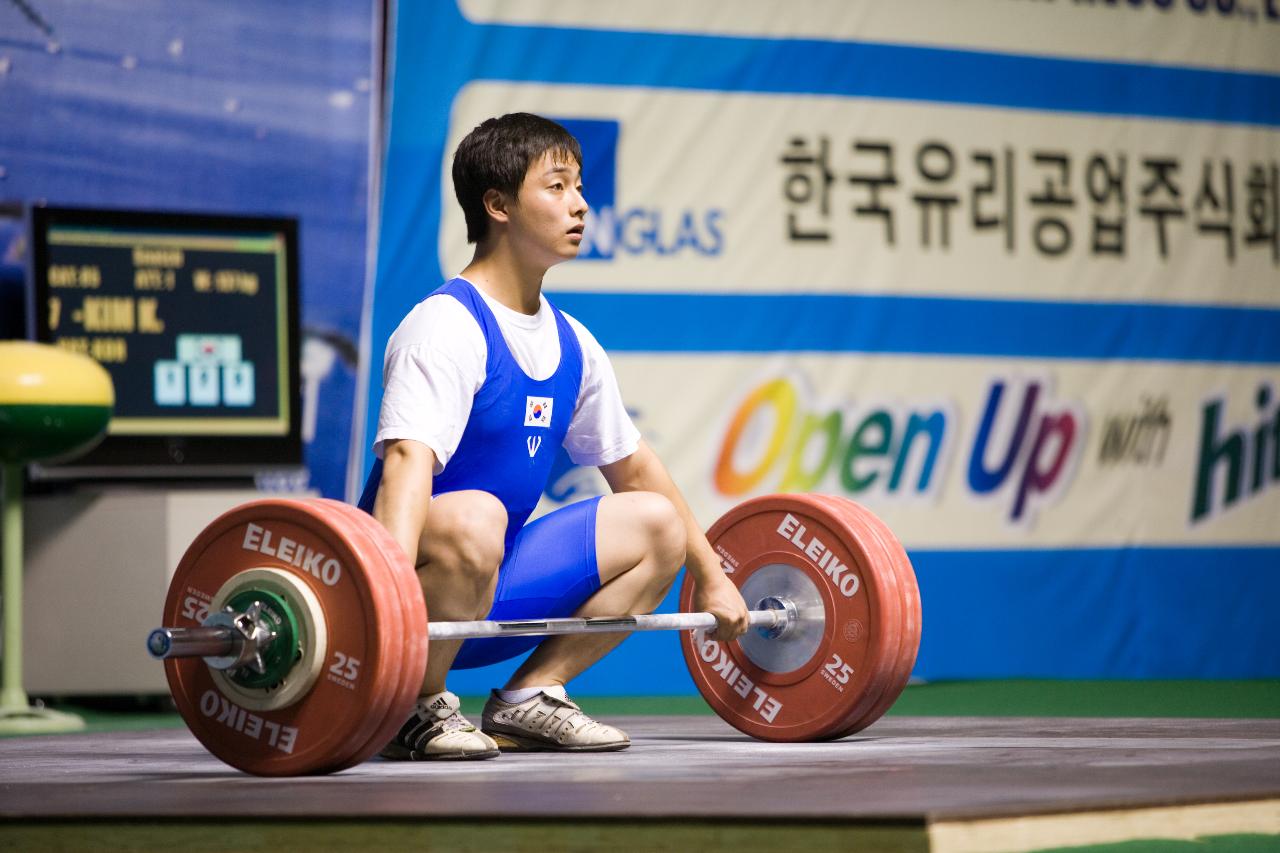 아시아역도경기 인상 한국