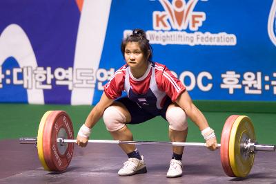 아시아역도경기 인상 태국