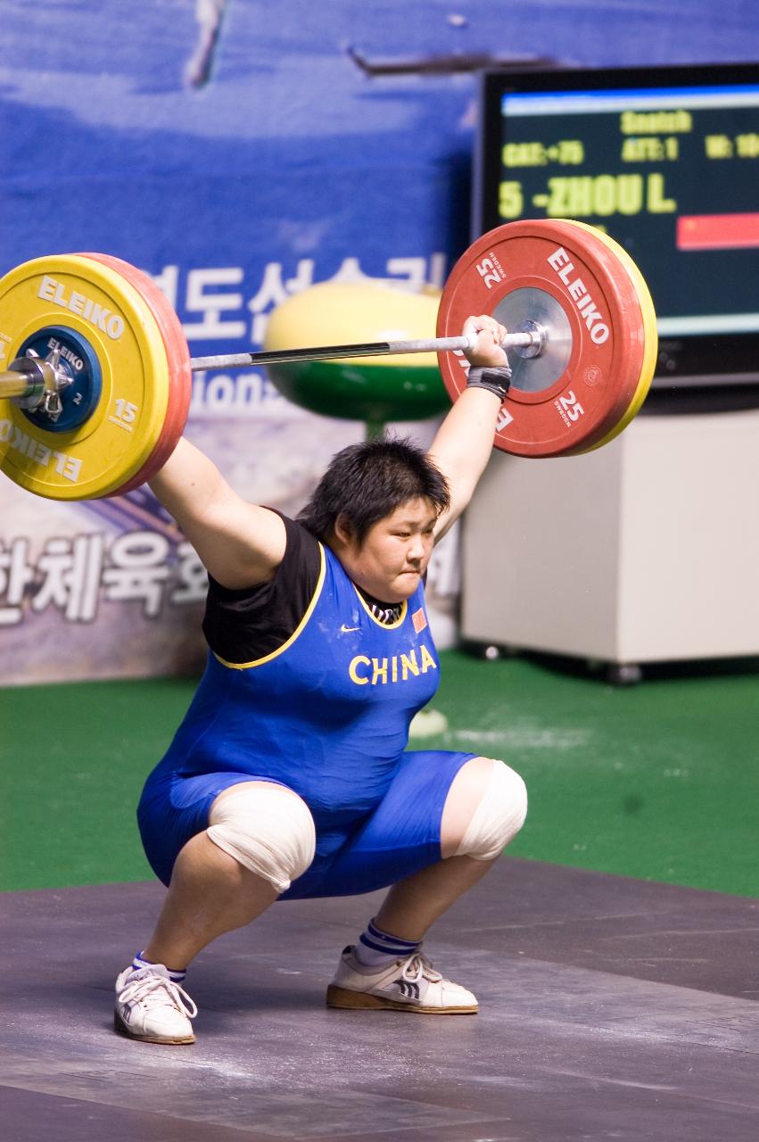 아시아역도경기 인상 중국