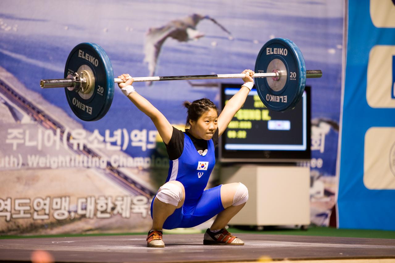 아시아역도경기 인상 한국