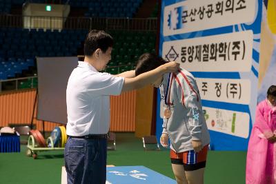 아시아역도경기 시상식