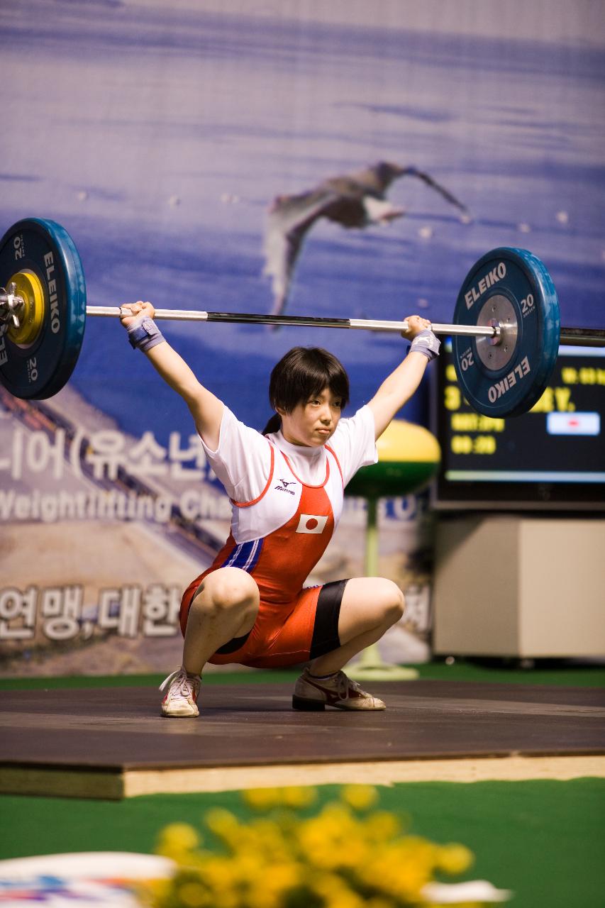 아시아역도경기 인상 일본