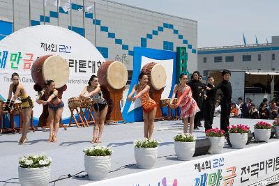 군산 새만금 마라톤대회 개최 축하 스포츠댄스 공연2