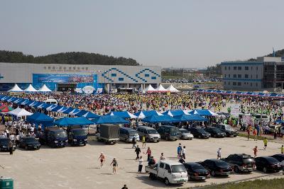 군산 새만금 마라톤 대회 행사장 전경1