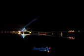 불이 켜져있는 은파 물빛다리의 야경모습5사진(00016)