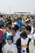 군산 새만금 마라톤 대회에 참가한 참가자들의 모습사진(00005)