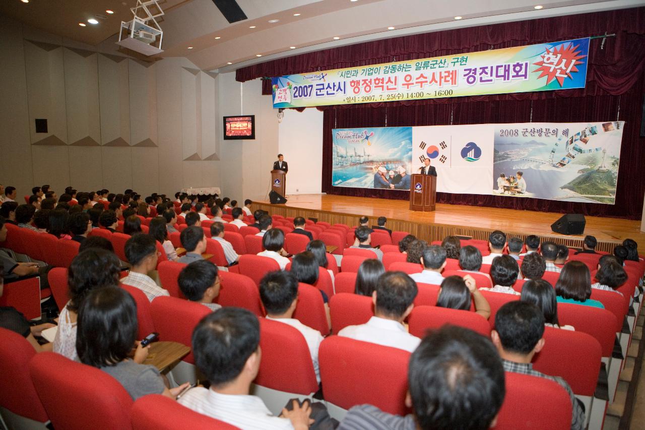 시민문화회관에서 열린 행정혁신 우수사례 경진대회 개회사 하시는 문동신 시장님1