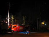 동도모델하우스 화재현장에 작업하러 온 소방차들의 모습3사진(00005)