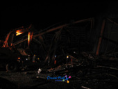 동도모델하우스 화재현장을 진압하는 소방대원들의 모습7사진(00010)
