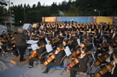 전라예술제 축하연주공연을 하는 군산시립예술단의 모습2사진(00003)