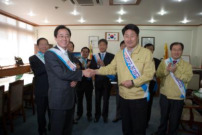 시장군수협의회 익산시방문