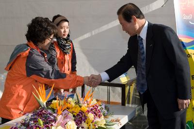 철새축제페스티벌 시장님 현장점검