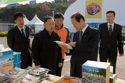 철새축제페스티벌 시장님 현장점검