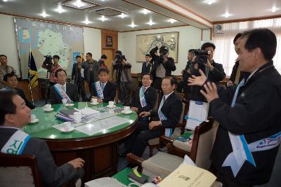 시장군수협의회 익산시방문