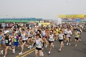 마라톤대회에 참가해 달리고 있는 참가자들2사진(00019)