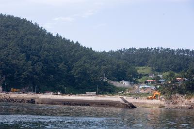 고군산군도 명도 항구의 모습