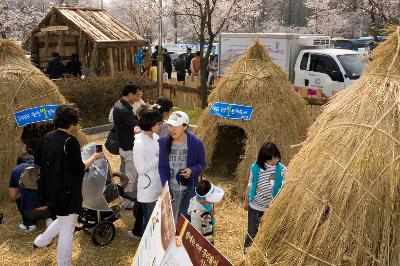 쌀 문화 축제 체험 현장중인 모습1